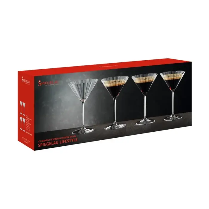 Spiegelau LifeStyle Martini/Martini Epresso Set/4 (4450194)