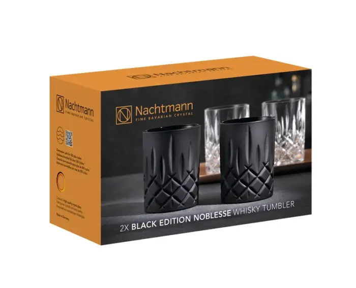 Nachtmann Noblesse Whisky Tumbler black SET/2 (105394)