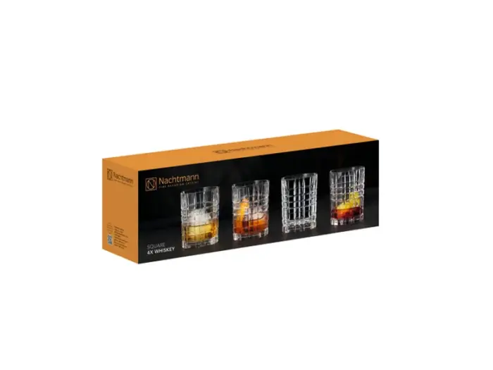 Nachtmann Square Whiskey SET/4 (101050)